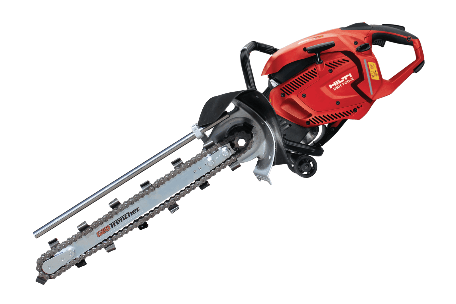 Koparka łańcuchowa GeoTrencher 500 mm z przecinarką Hilti DSH 700-X