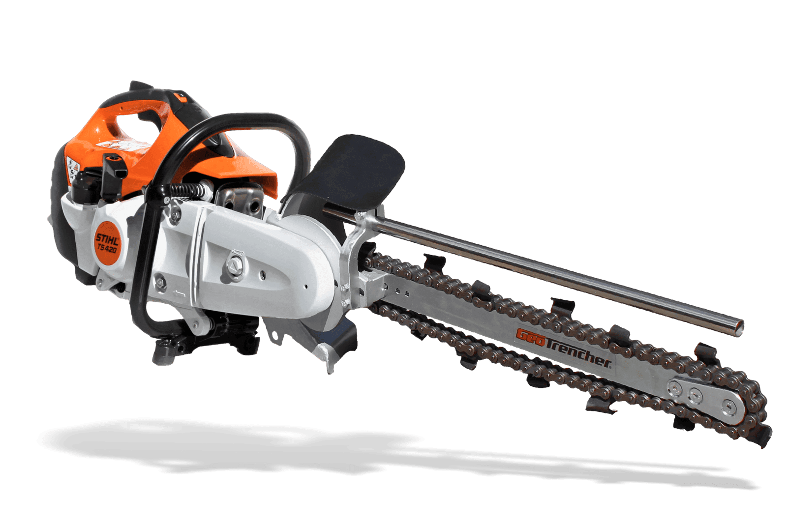Koparka łańcuchowa GeoTrencher 500 mm z przecinarką Stihl TS 420 / Stihl TS 500i